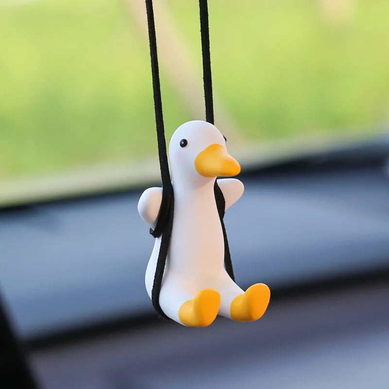 Adorable Duck Car Ornaments for Interior Mirror