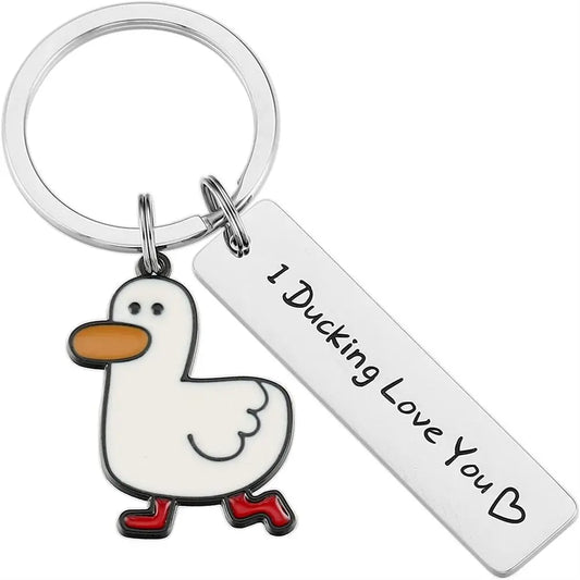 Don’t Duck with Me Duck Keychain