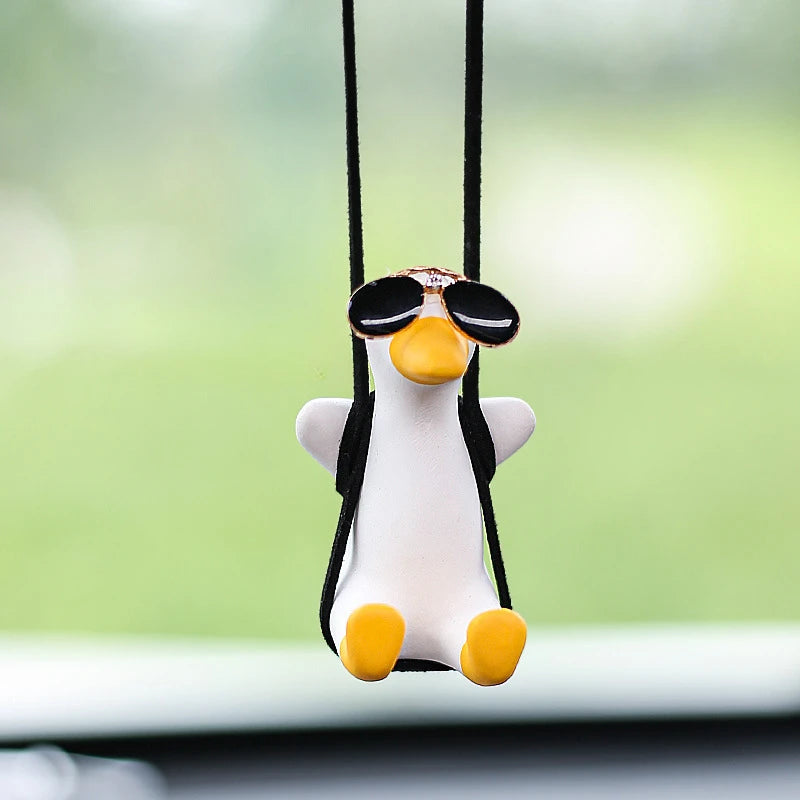 Adorable Duck Car Ornaments for Interior Mirror